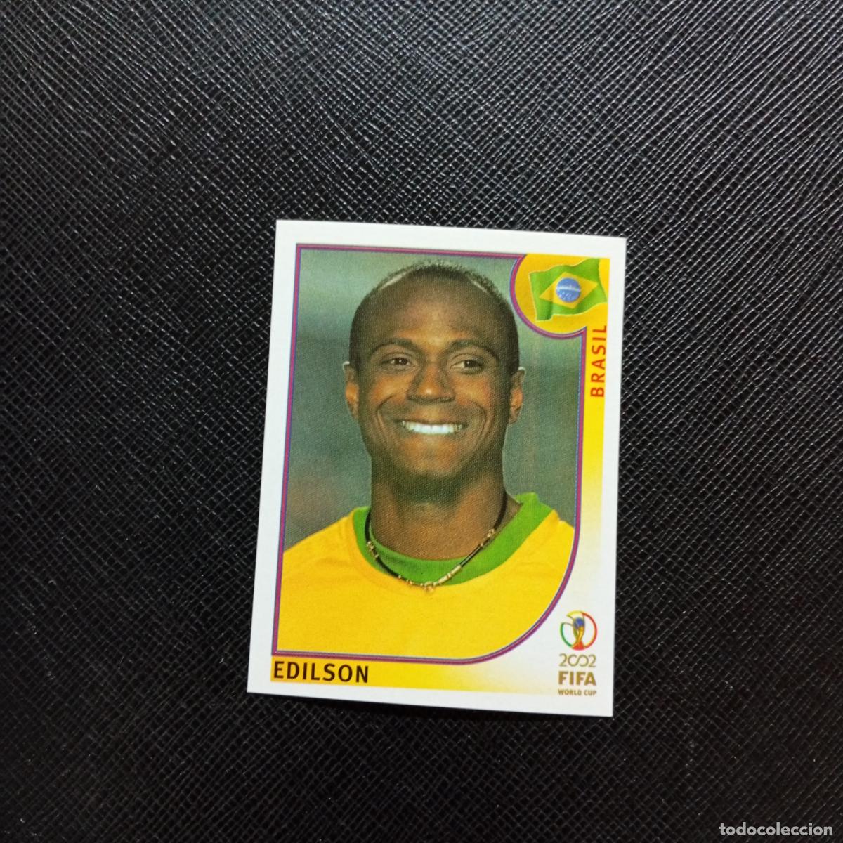 Cromos de f&uacute;tbol: 186 EDILSON BRASIL PANINI 2002 MUNDIAL KOREA FUTBOL 02 CROMO - SIN PEGAR - A156 PG451