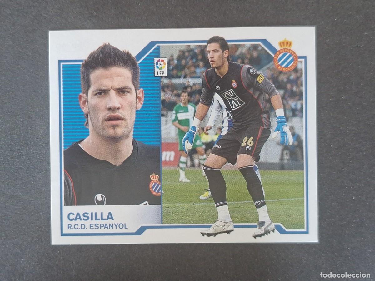 Cromos de f&uacute;tbol: L7 CASILLA R. C. D. ESPA&Ntilde;OL MERCADO INVIERNO LIGA ESTE 2007 2008 07 08 NUNCA PEGADO SIN PEGAR