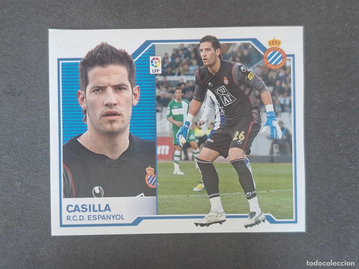 Cromos de f&uacute;tbol: L7 CASILLA R. C. D. ESPA&Ntilde;OL MERCADO INVIERNO LIGA ESTE 2007 2008 07 08 NUNCA PEGADO SIN PEGAR