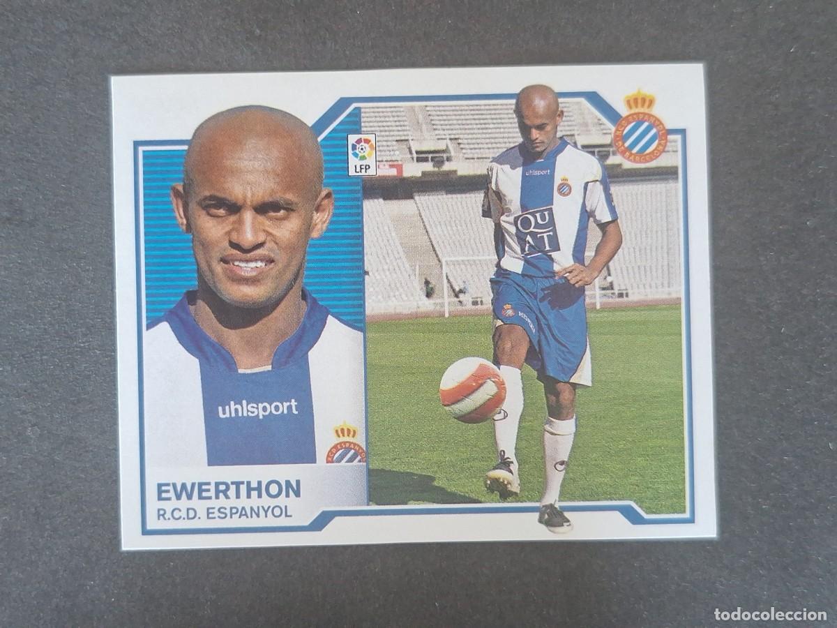 Cromos de f&uacute;tbol: L7 EWERTHON R. C. D. ESPA&Ntilde;OL MERCADO INVIERNO LIGA ESTE 2007 2008 07 08 NUNCA PEGADO SIN PEGAR