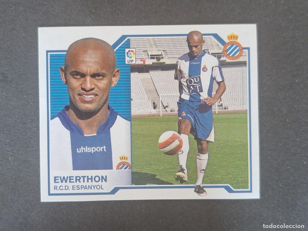 Cromos de f&uacute;tbol: L7 EWERTHON R. C. D. ESPA&Ntilde;OL MERCADO INVIERNO LIGA ESTE 2007 2008 07 08 NUNCA PEGADO SIN PEGAR
