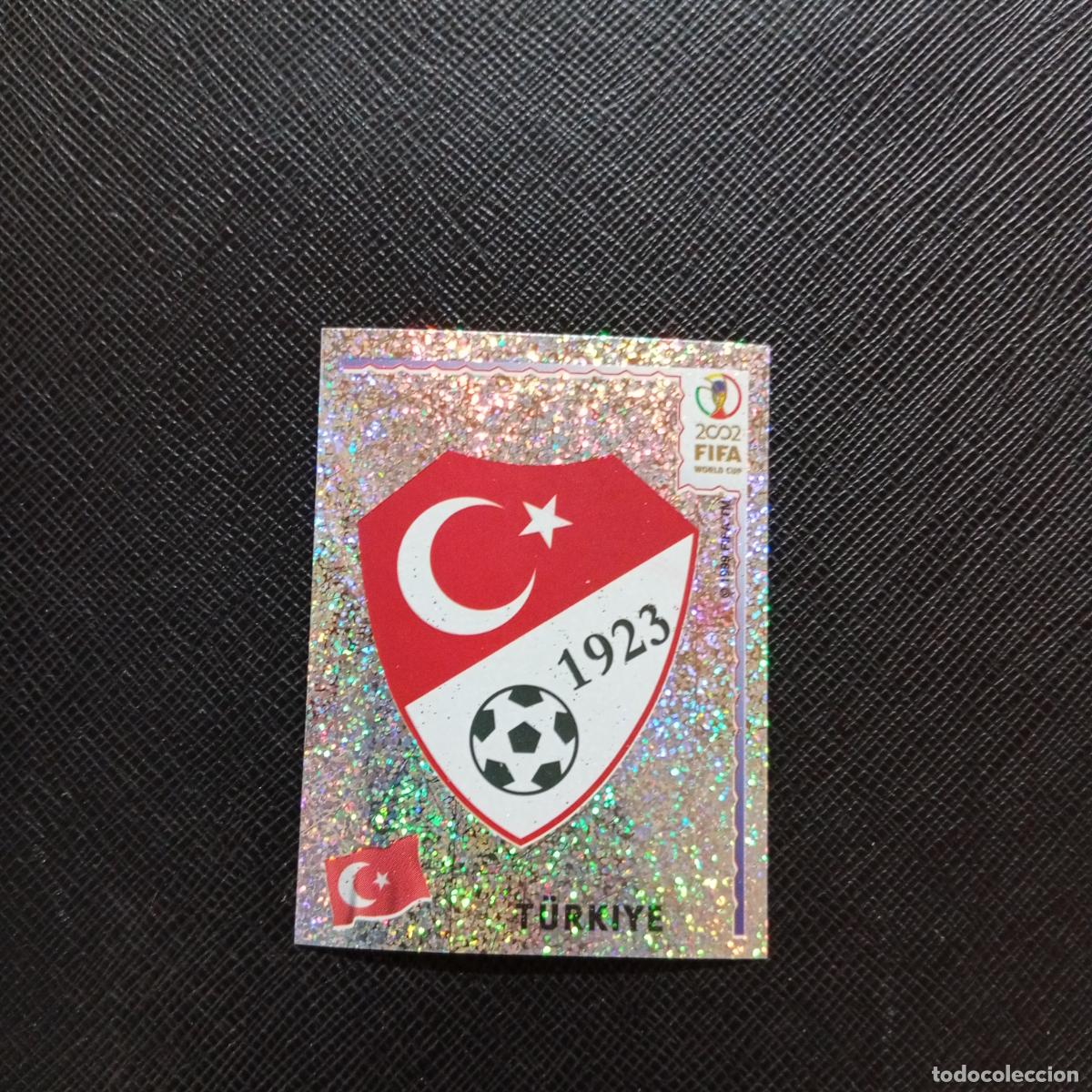 Cromos de f&uacute;tbol: 188 ESCUDO TURQUIA PANINI 2002 MUNDIAL KOREA FUTBOL 02 CROMO - SIN PEGAR - A156 PG451