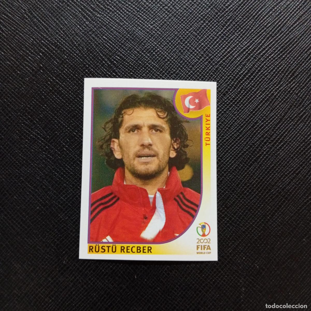 Cromos de f&uacute;tbol: 189 RUSTU RECBER TURQUIA PANINI 2002 MUNDIAL KOREA FUTBOL 02 CROMO - SIN PEGAR - A156 PG460