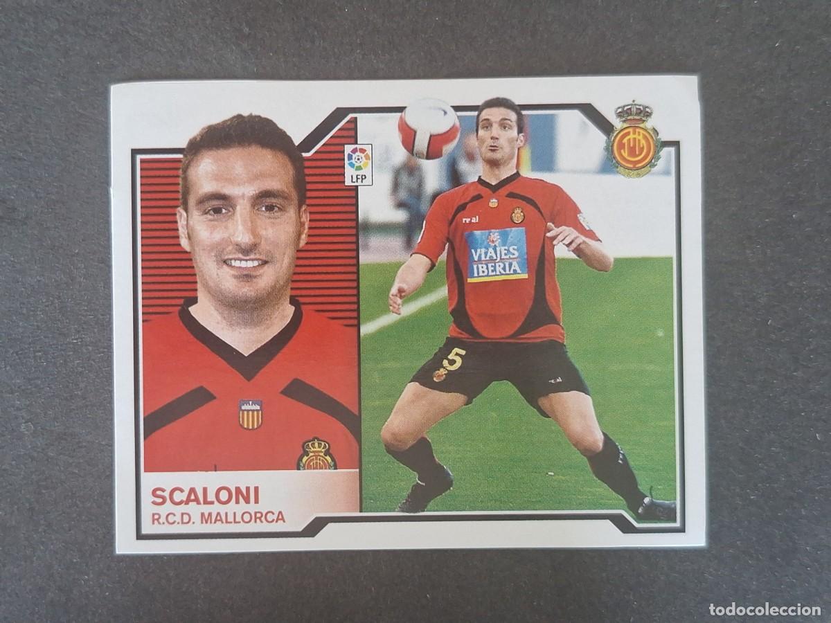 Cromos de f&uacute;tbol: L7 SCALONI R. C. D. MALLORCA MERCADO INVIERNO LIGA ESTE 2007 2008 07 08 NUNCA PEGADO SIN PEGAR