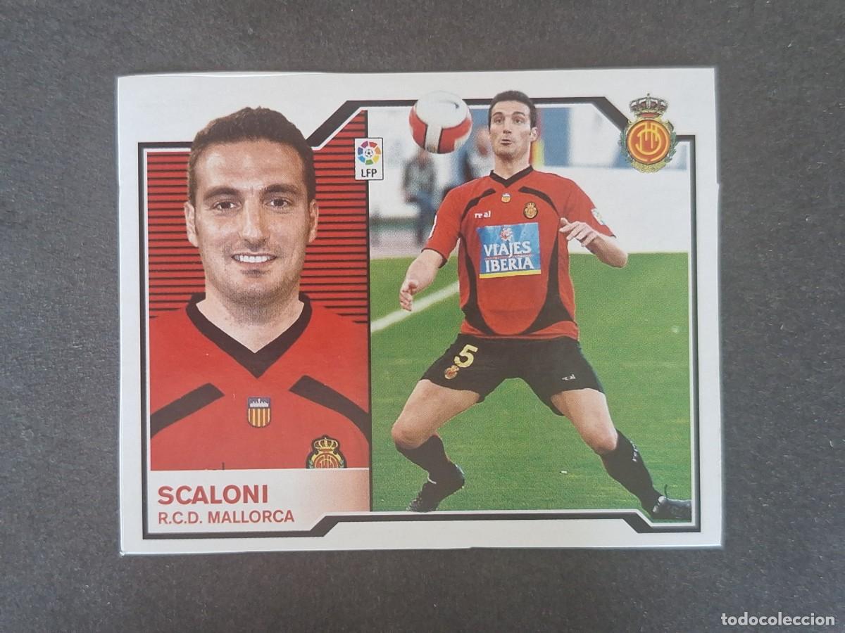 Cromos de f&uacute;tbol: L7 SCALONI R. C. D. MALLORCA MERCADO INVIERNO LIGA ESTE 2007 2008 07 08 NUNCA PEGADO SIN PEGAR