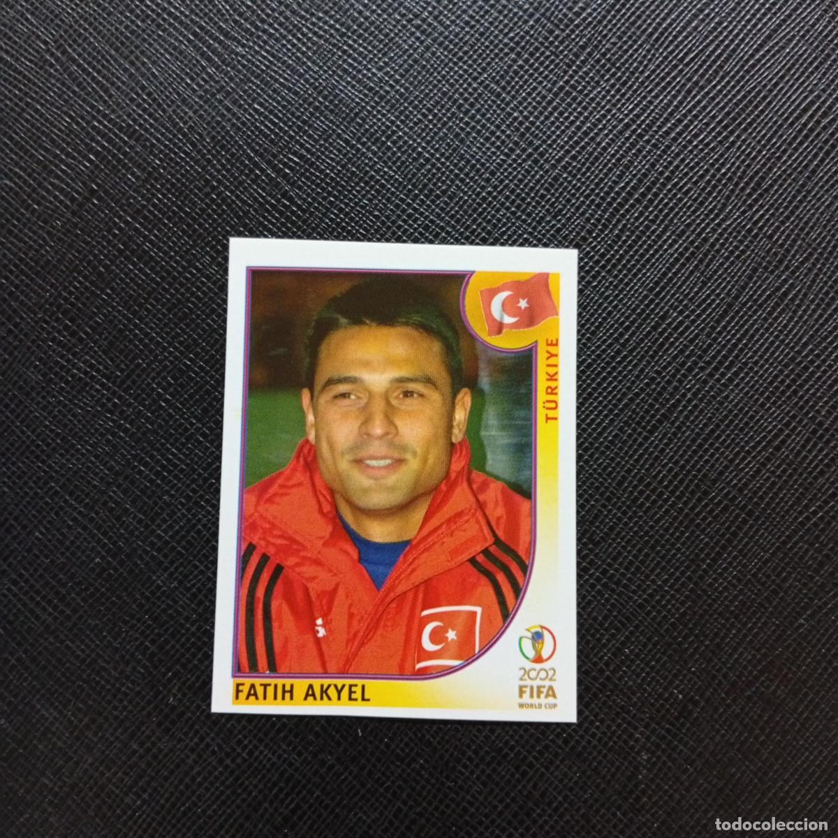 Cromos de f&uacute;tbol: 190 FATIH AKYEL TURQUIA PANINI 2002 MUNDIAL KOREA FUTBOL 02 CROMO - SIN PEGAR - A156 PG460