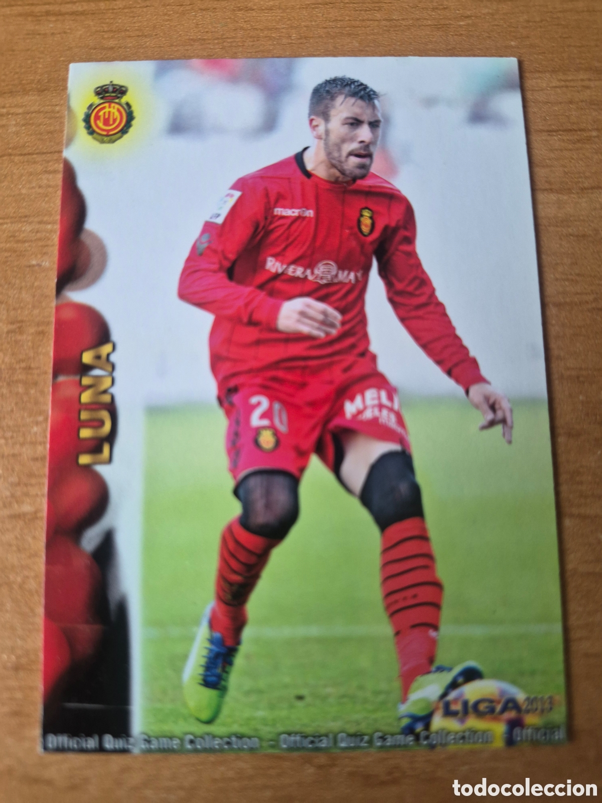 Cromos de f&uacute;tbol: 1269 LUNA MALLORCA MUNDICROMO 2012 2013