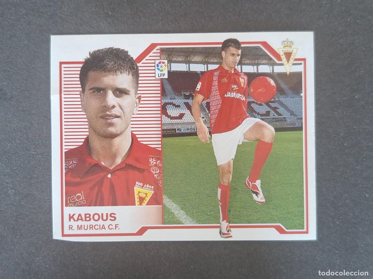 Cromos de f&uacute;tbol: L7 KABOUS REAL MURCIA C. F. MERCADO INVIERNO LIGA ESTE 2007 2008 07 08 NUNCA PEGADO SIN PEGAR