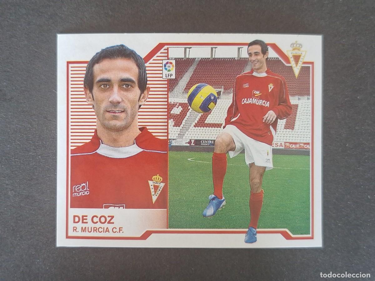 Cromos de f&uacute;tbol: L7 DE COZ REAL MURCIA C. F. MERCADO INVIERNO LIGA ESTE 2007 2008 07 08 NUNCA PEGADO SIN PEGAR
