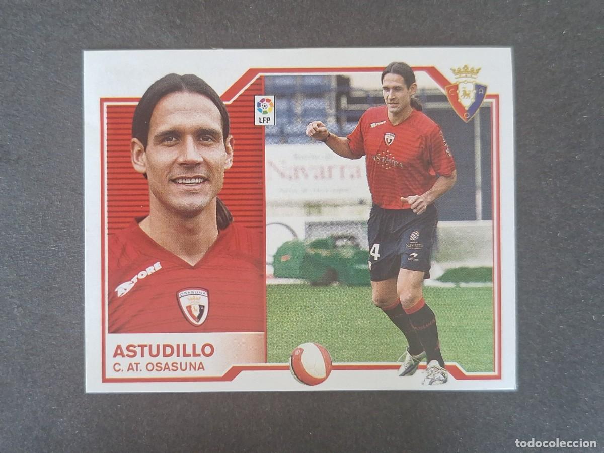 Cromos de f&uacute;tbol: L7 ASTUDILLO C. A. OSASUNA MERCADO INVIERNO LIGA ESTE 2007 2008 07 08 NUNCA PEGADO SIN PEGAR