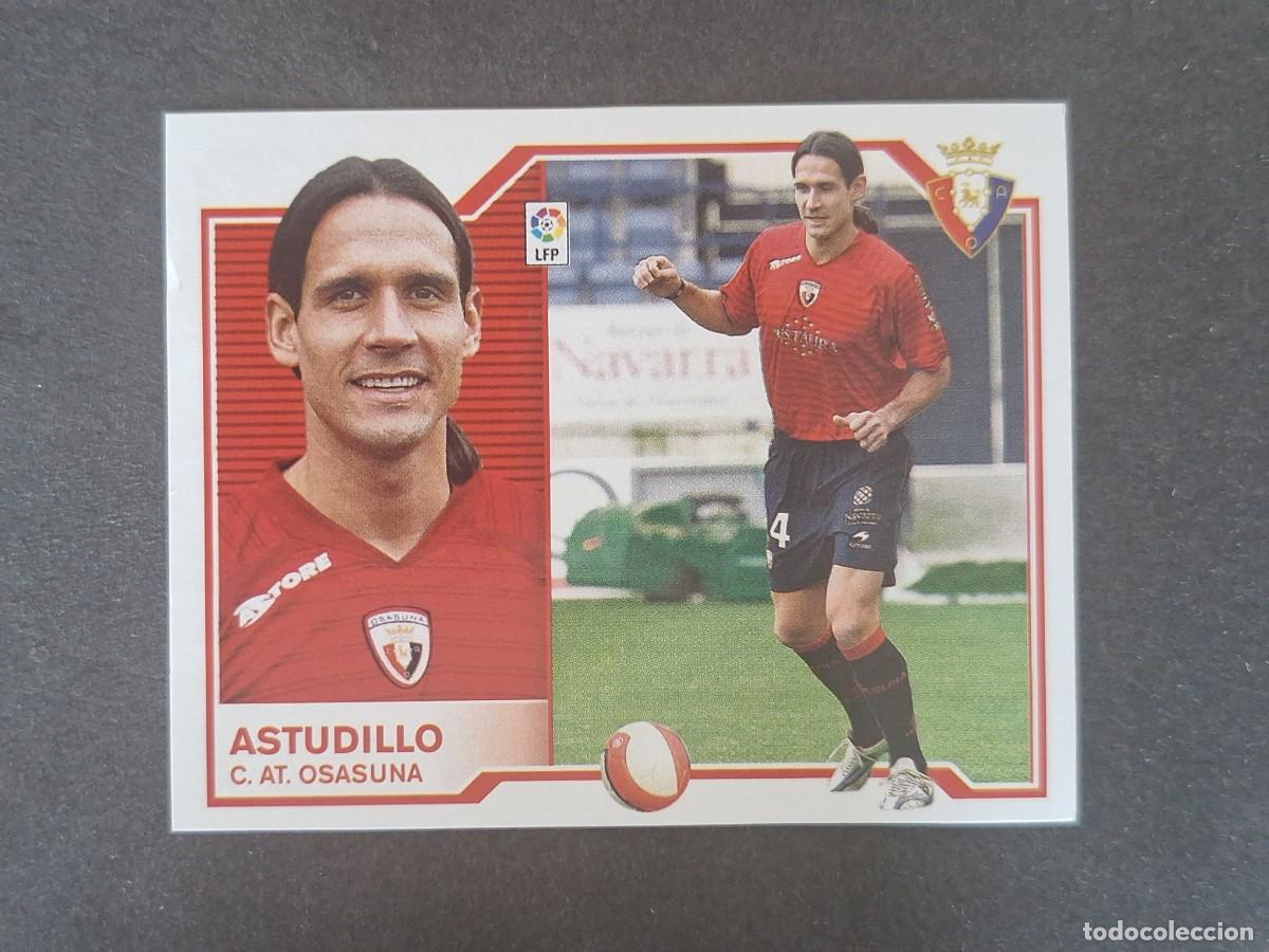 Cromos de f&uacute;tbol: L7 ASTUDILLO C. A. OSASUNA MERCADO INVIERNO LIGA ESTE 2007 2008 07 08 NUNCA PEGADO SIN PEGAR