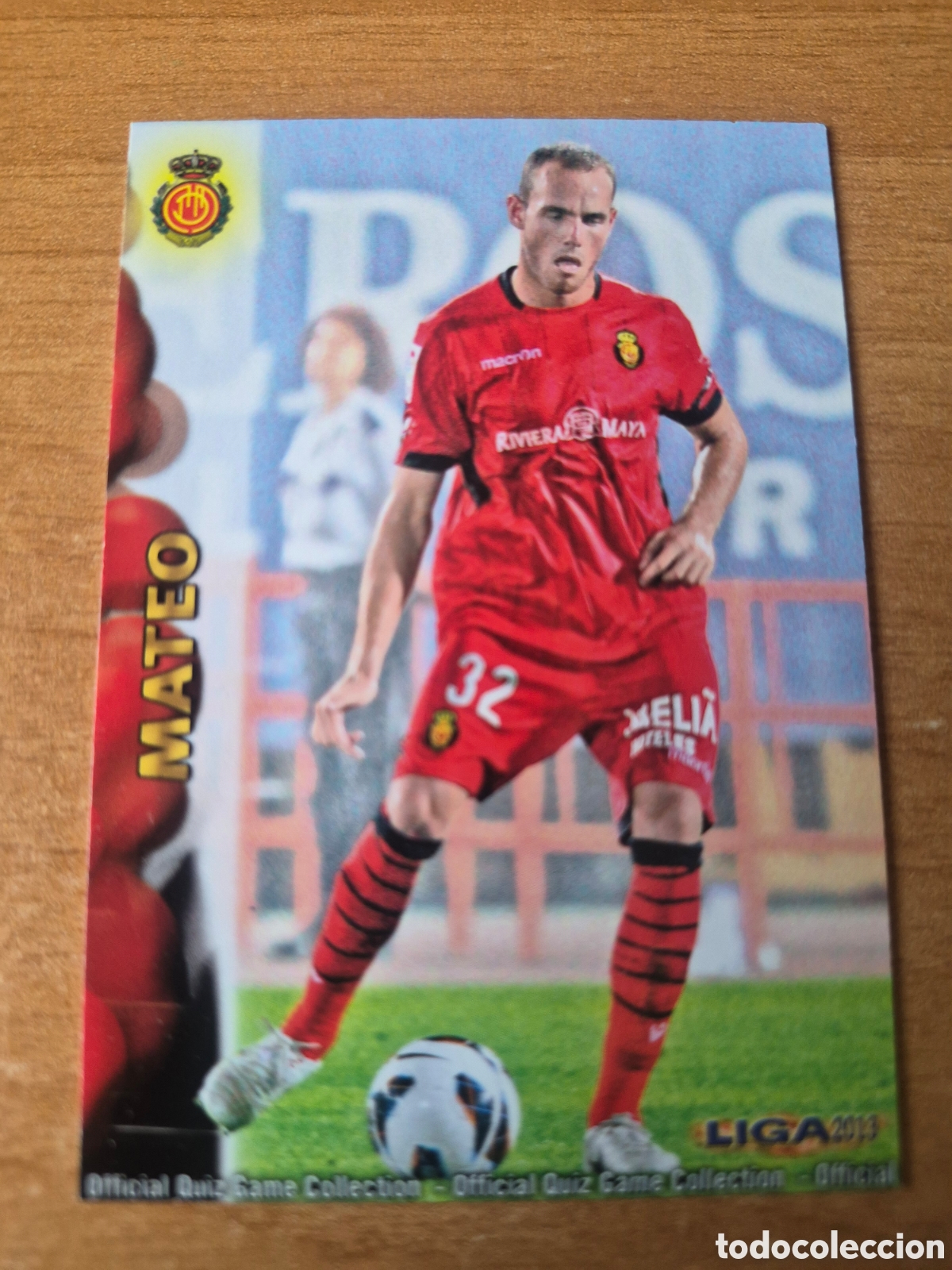 Cromos de f&uacute;tbol: 1268 MATEO MALLORCA MUNDICROMO 2012 2013
