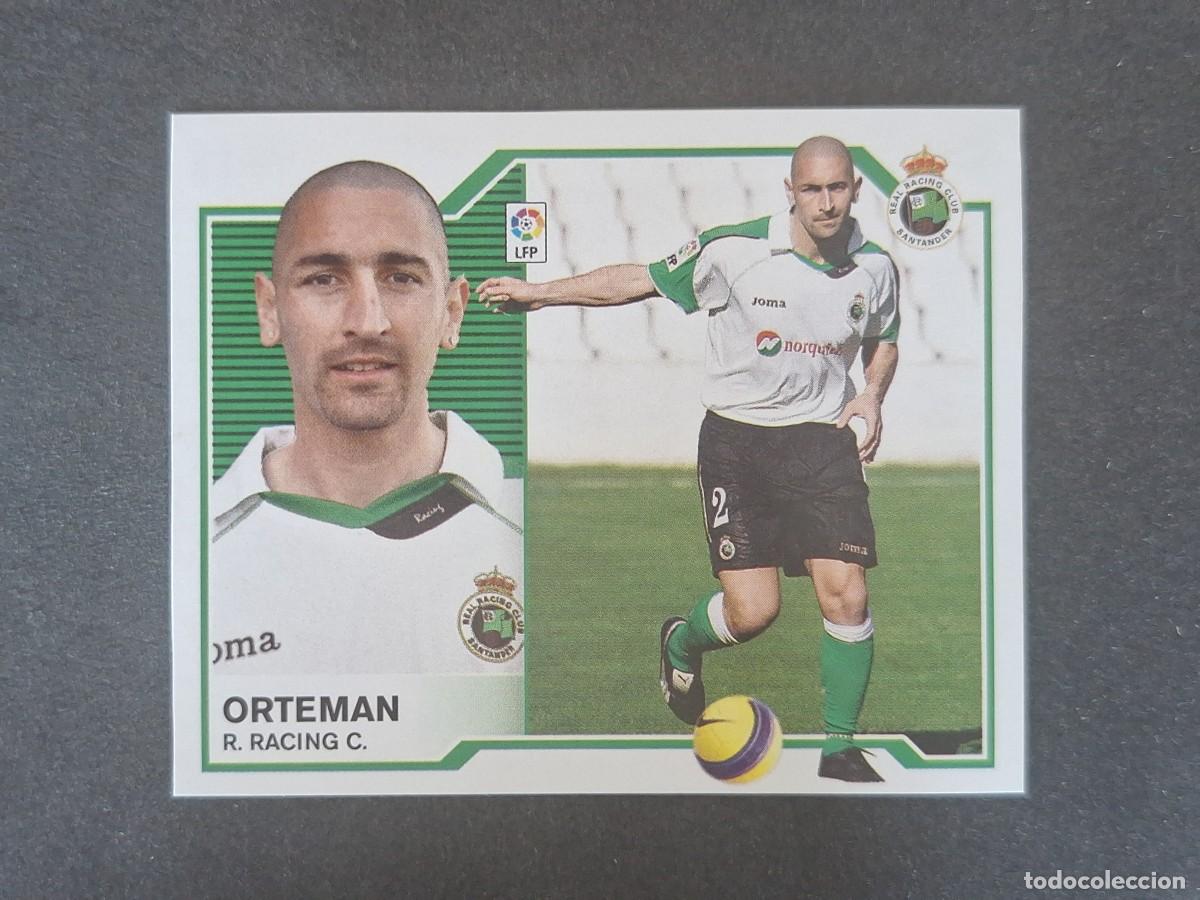 Cromos de f&uacute;tbol: L7 ORTEMAN RACING DE SANTANDER MERCADO INVIERNO LIGA ESTE 2007 2008 07 08 NUNCA PEGADO SIN PEGAR