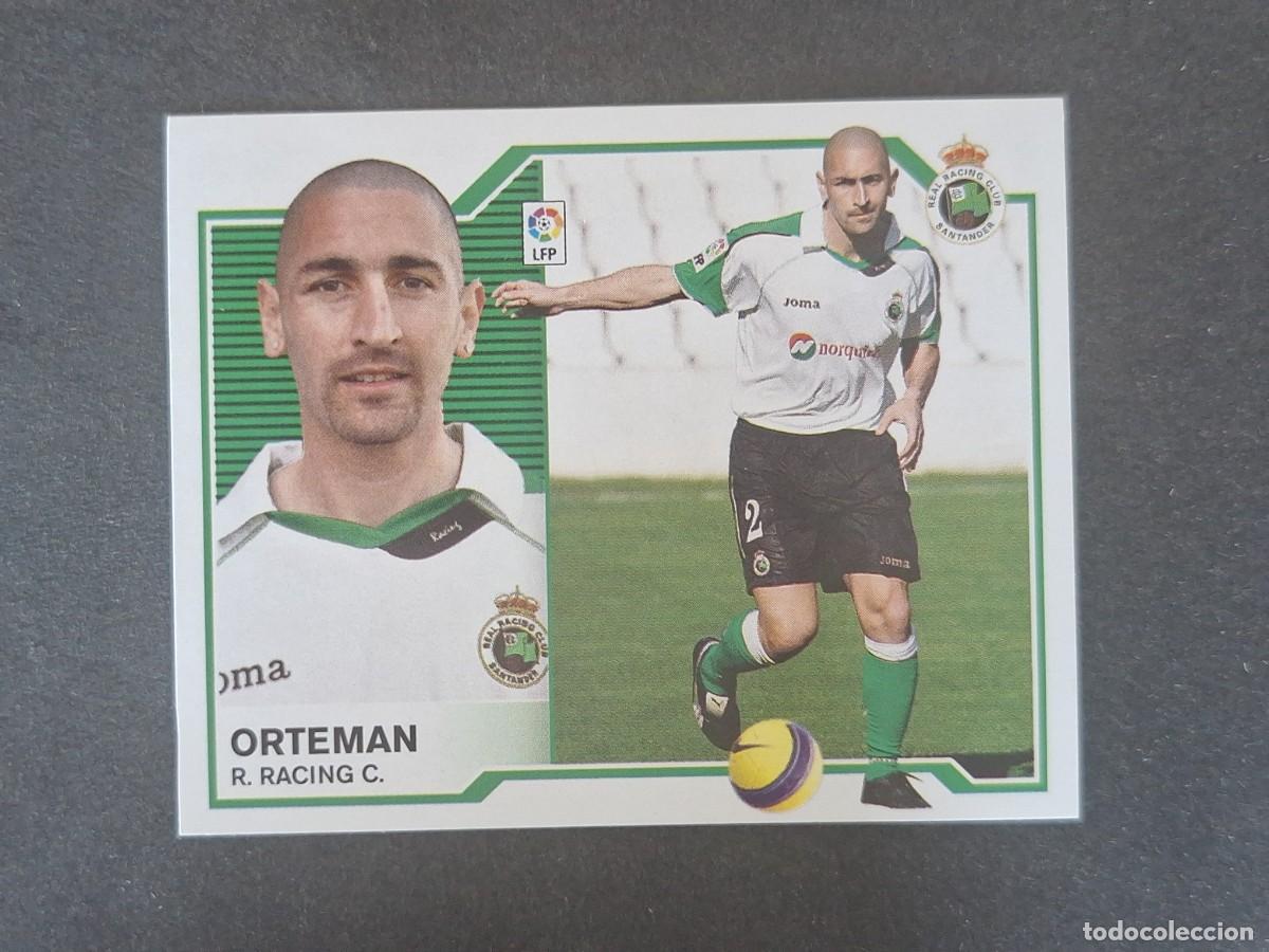 Cromos de f&uacute;tbol: L7 ORTEMAN RACING DE SANTANDER MERCADO INVIERNO LIGA ESTE 2007 2008 07 08 NUNCA PEGADO SIN PEGAR