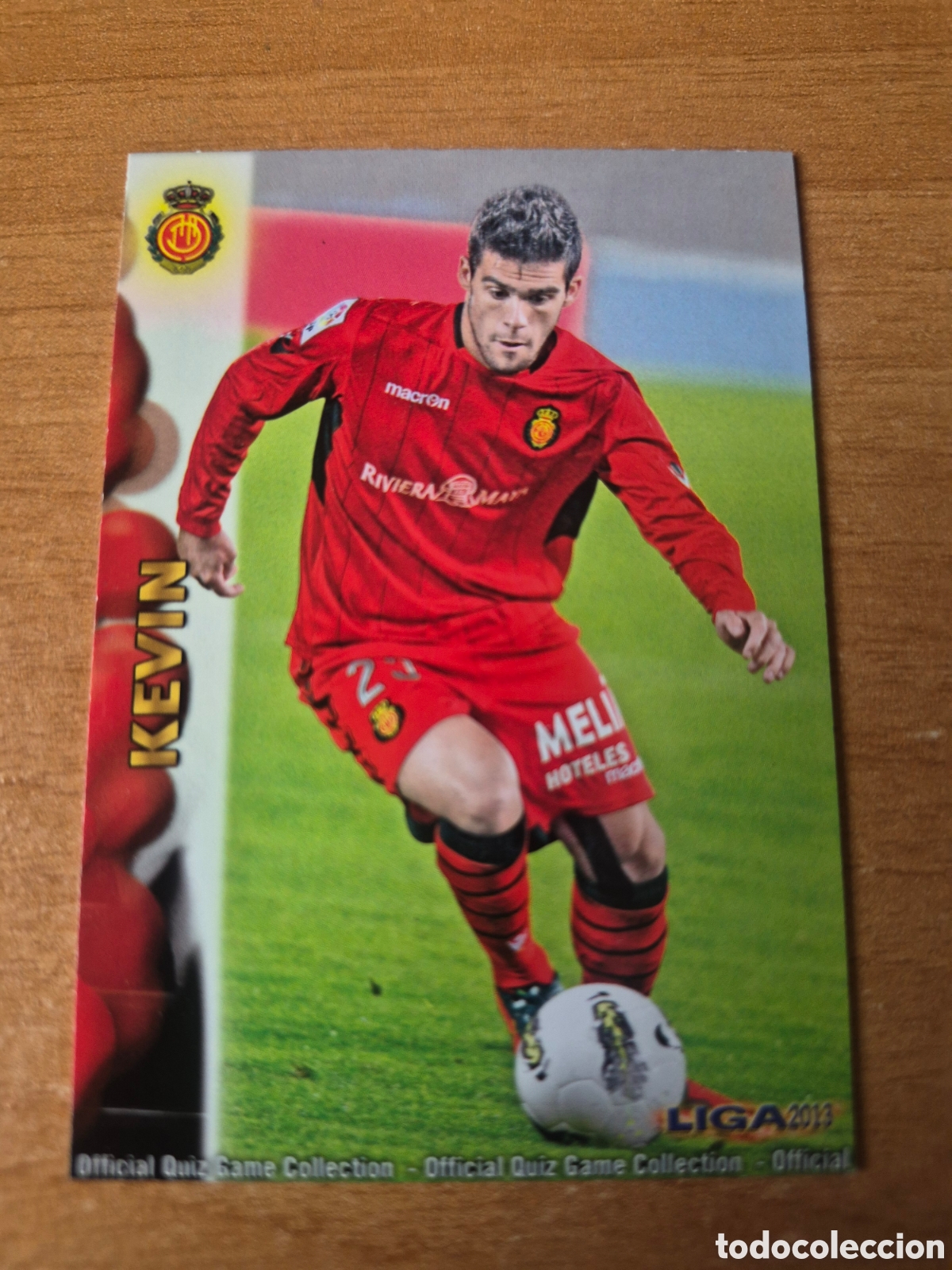 Cromos de f&uacute;tbol: 1267 KEVIN MALLORCA MUNDICROMO 2012 2013