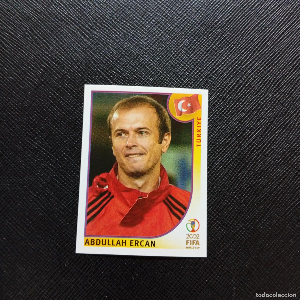 Cromos de f&uacute;tbol: 196 ABDULLAH ERCAN TURQUIA PANINI 2002 MUNDIAL KOREA FUTBOL 02 CROMO - SIN PEGAR - A156 PG469
