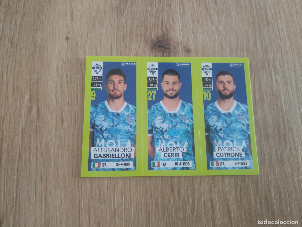 Cromos de f&uacute;tbol: 554 GABRIELLONI CERRI CUTRONE COMO COMO CROMO FUTBOL PANINI LIGA ITALIA 23-24 CALCIATORI 2023-2024