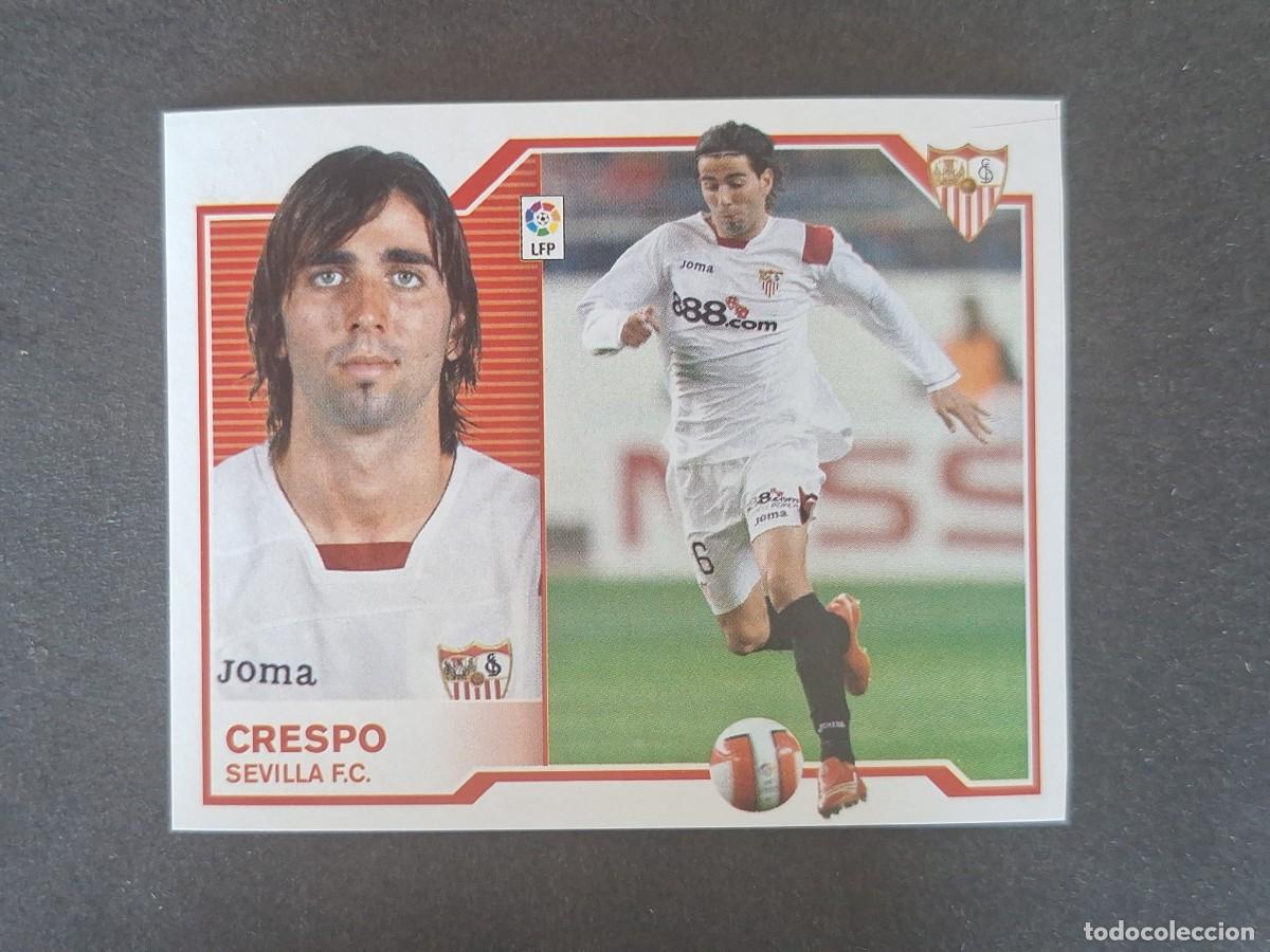 Cromos de f&uacute;tbol: L7 CRESPO SEVILLA F. C. MERCADO INVIERNO LIGA ESTE 2007 2008 07 08 NUNCA PEGADO SIN PEGAR