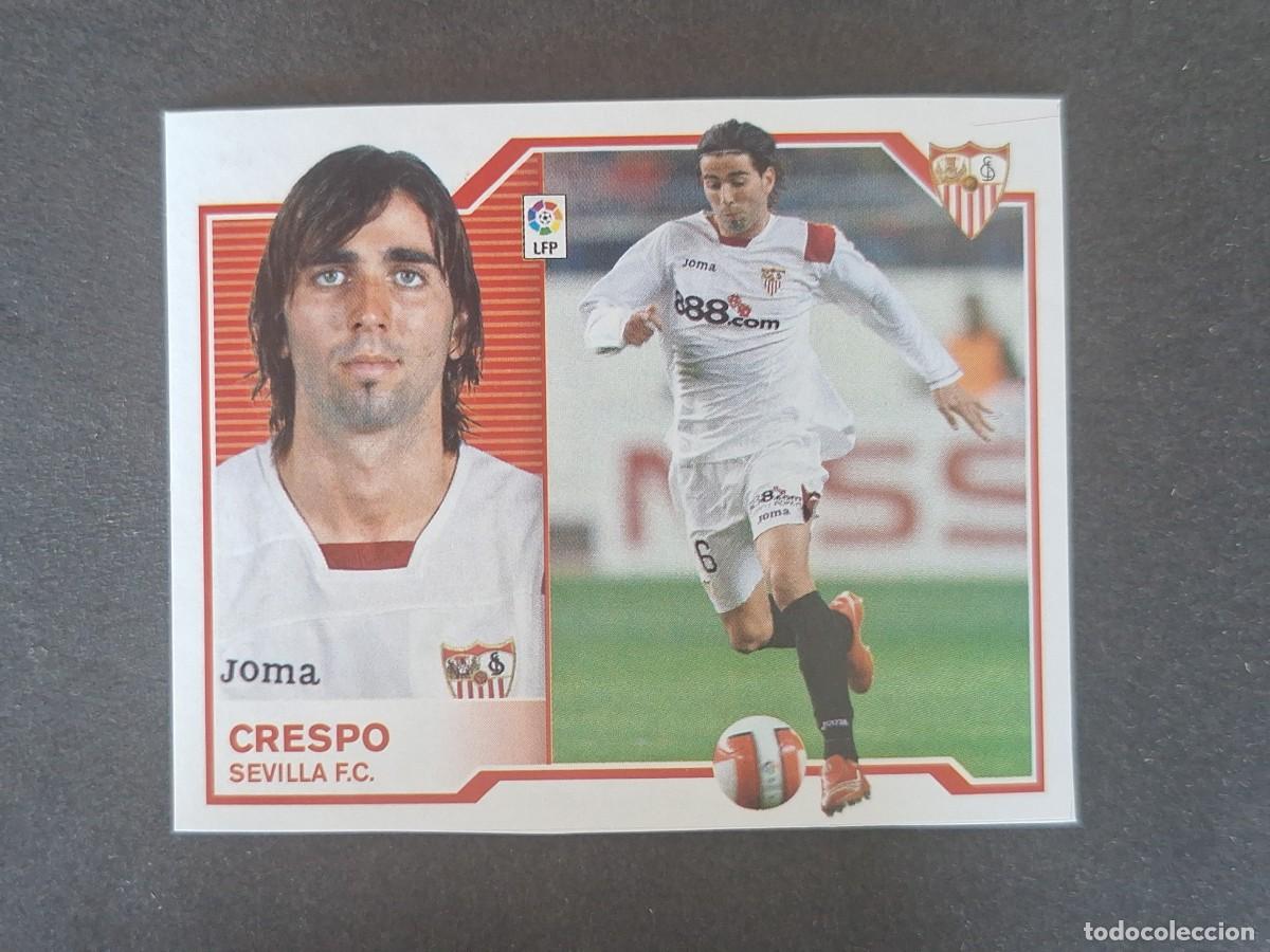 Cromos de f&uacute;tbol: L7 CRESPO SEVILLA F. C. MERCADO INVIERNO LIGA ESTE 2007 2008 07 08 NUNCA PEGADO SIN PEGAR
