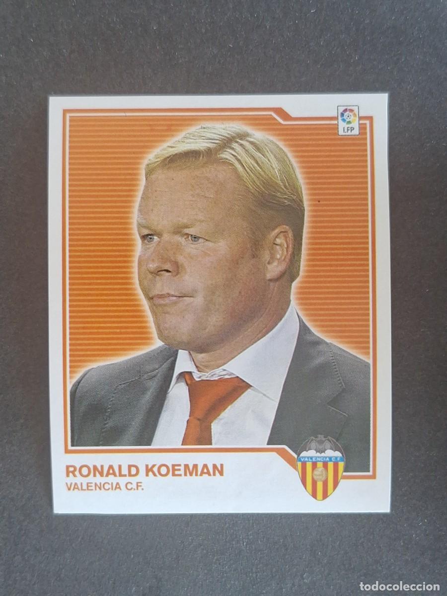 Cromos de f&uacute;tbol: L7 RONALD KOEMAN ENTRENADOR VALENCIA C. F. MERCADO INVIERNO LIGA ESTE 07 08 NUNCA PEGADO SIN PEGAR