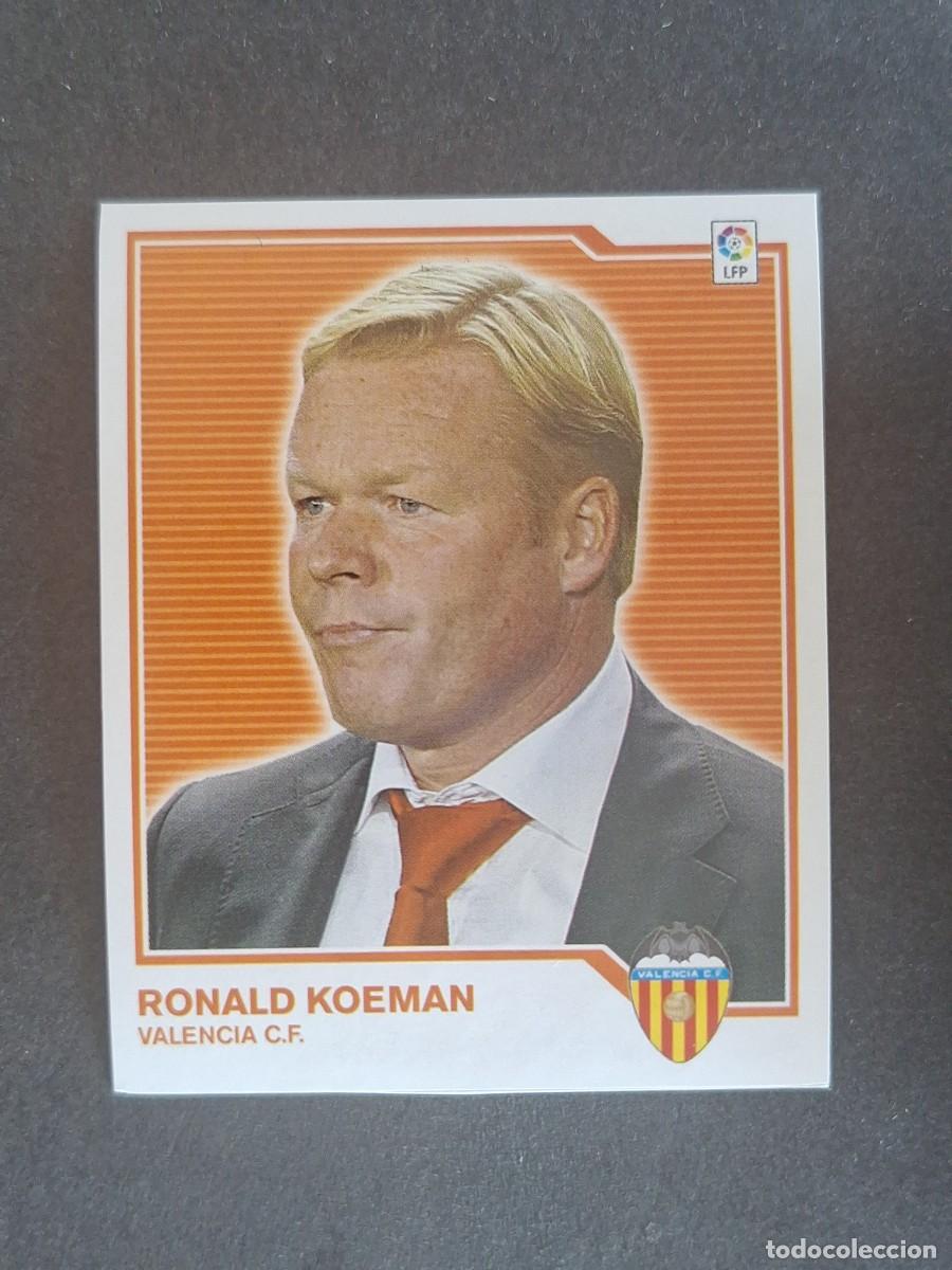 Cromos de f&uacute;tbol: L7 RONALD KOEMAN ENTRENADOR VALENCIA C. F. MERCADO INVIERNO LIGA ESTE 07 08 NUNCA PEGADO SIN PEGAR
