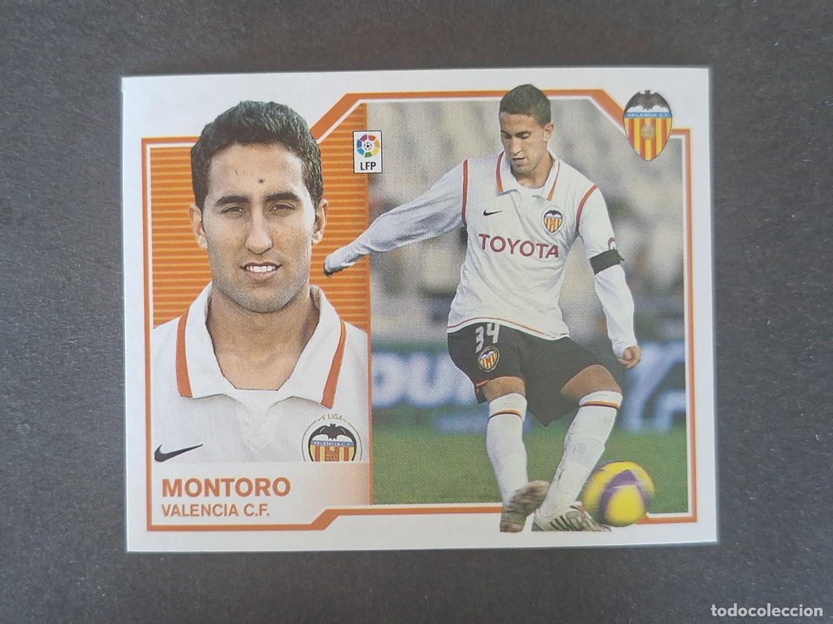Cromos de f&uacute;tbol: L7 MONTORO VALENCIA C. F. MERCADO INVIERNO LIGA ESTE 2007 2008 07 08 NUNCA PEGADO SIN PEGAR