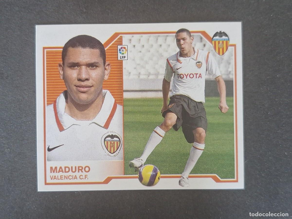 Cromos de f&uacute;tbol: L7 MADURO VALENCIA C. F. MERCADO INVIERNO LIGA ESTE 2007 2008 07 08 NUNCA PEGADO SIN PEGAR