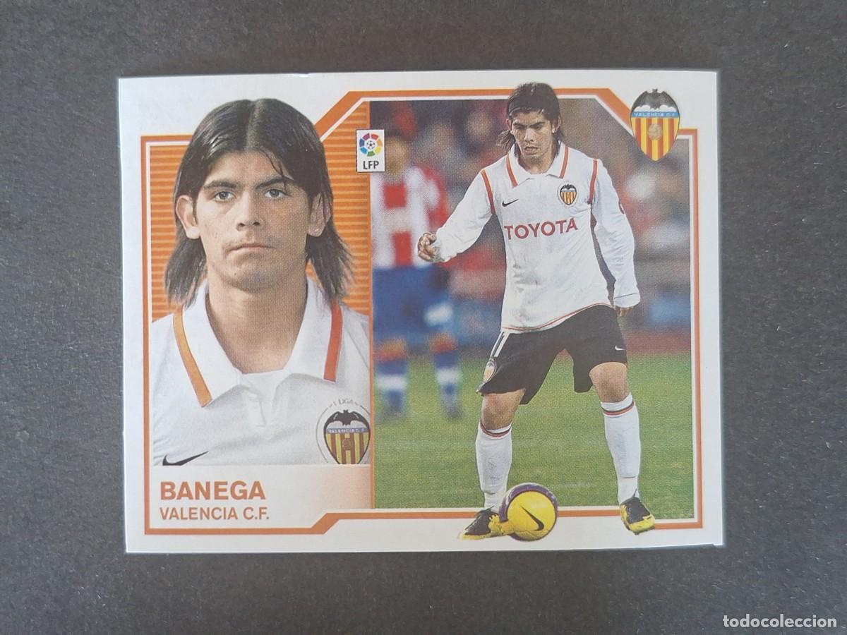 Cromos de f&uacute;tbol: L7 BANEGA VALENCIA C. F. MERCADO INVIERNO LIGA ESTE 2007 2008 07 08 NUNCA PEGADO SIN PEGAR