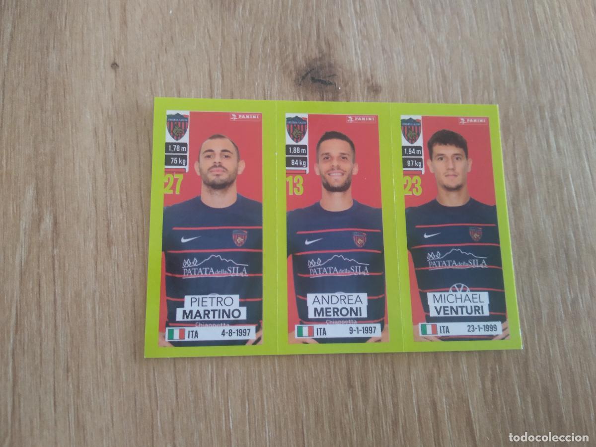 Cromos de f&uacute;tbol: 558 MARTINO MERONI VENTURI COSENZA COMO CROMO FUTBOL PANINI LIGA ITALIA 23-24 CALCIATORI 2023-2024