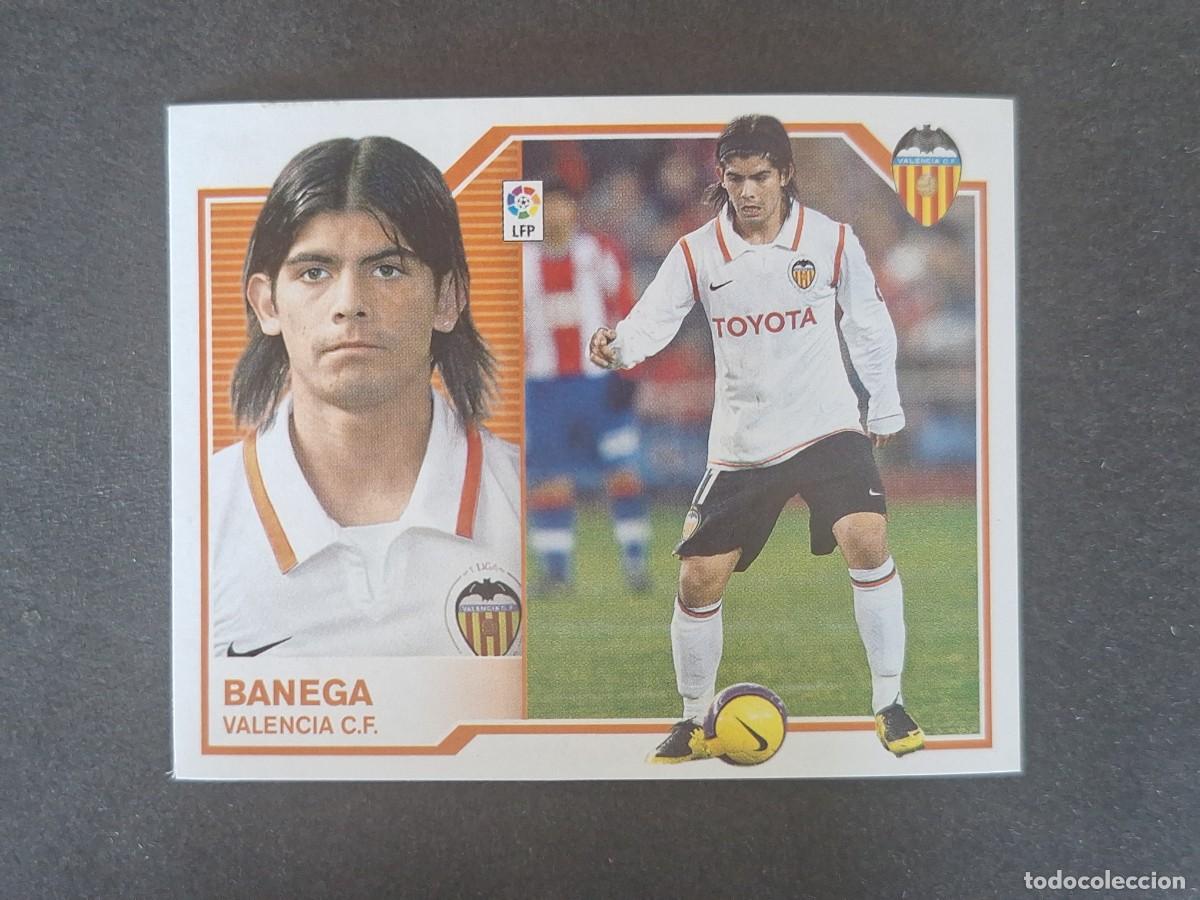 Cromos de f&uacute;tbol: L7 BANEGA VALENCIA C. F. MERCADO INVIERNO LIGA ESTE 2007 2008 07 08 NUNCA PEGADO SIN PEGAR