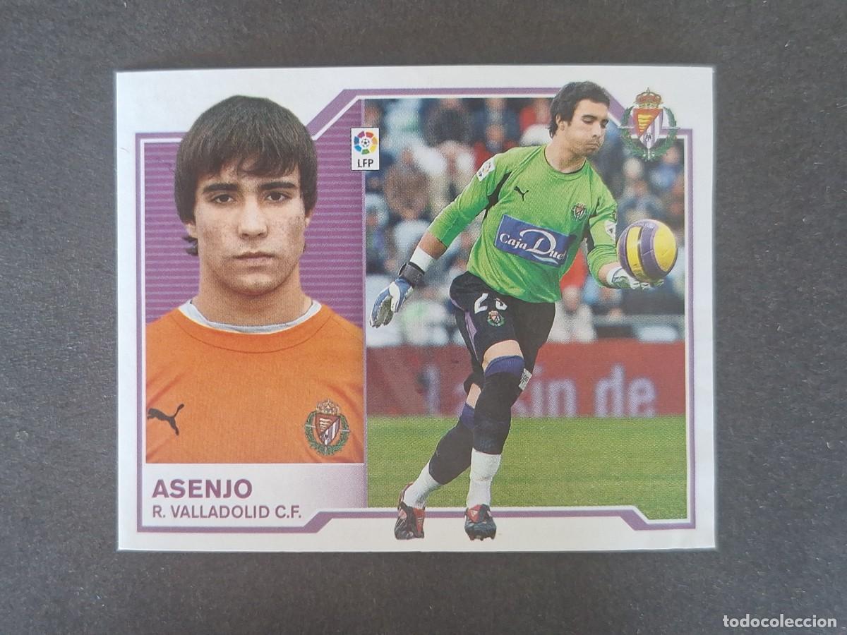 Cromos de f&uacute;tbol: L7 ASENJO REAL VALLADOLID MERCADO INVIERNO LIGA ESTE 2007 2008 07 08 NUNCA PEGADO SIN PEGAR