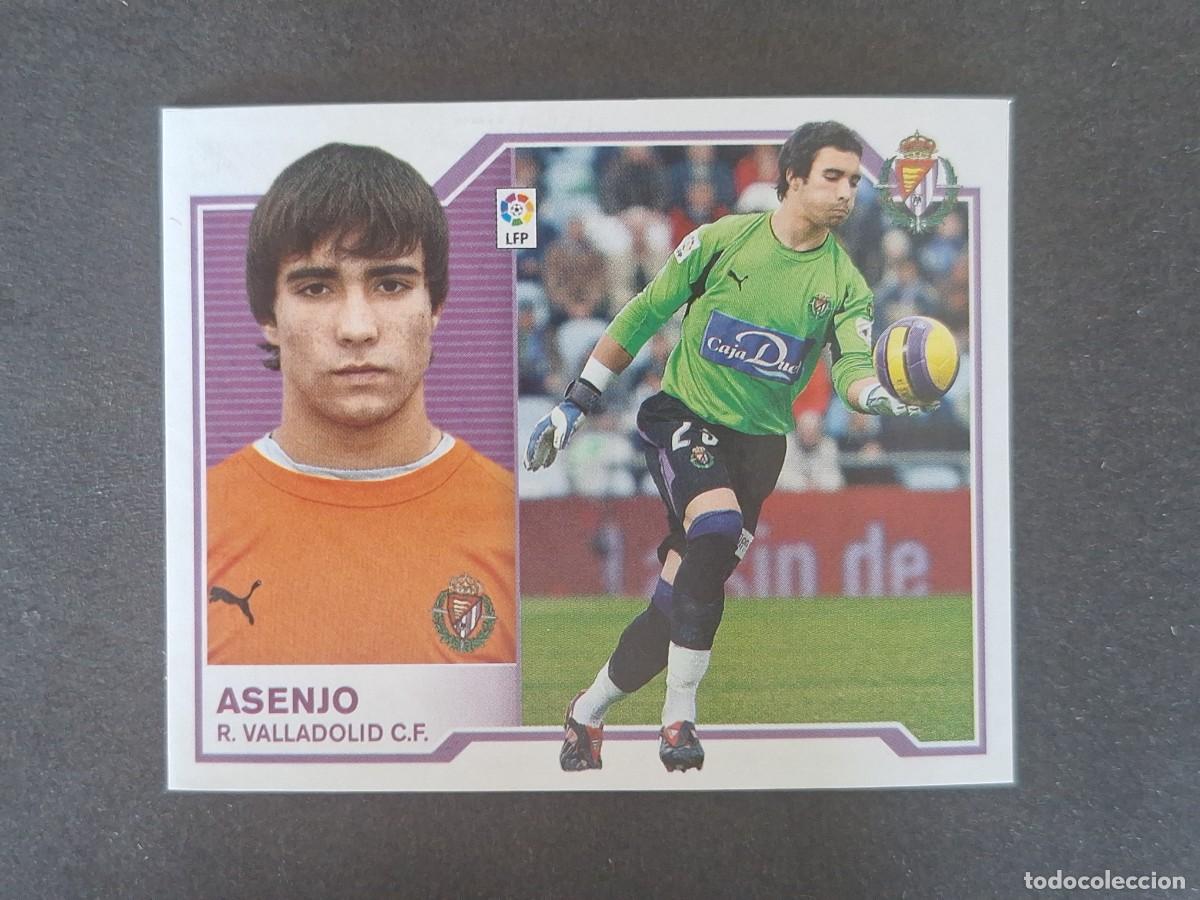 Cromos de f&uacute;tbol: L7 ASENJO REAL VALLADOLID MERCADO INVIERNO LIGA ESTE 2007 2008 07 08 NUNCA PEGADO SIN PEGAR