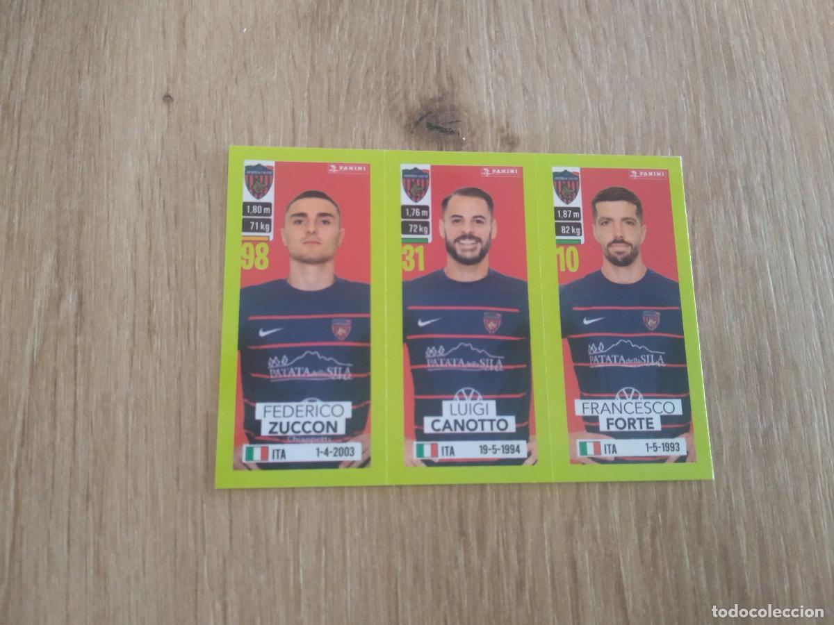 Cromos de f&uacute;tbol: 560 ZUCCON CANOTTO FORTE COSENZA COMO CROMO FUTBOL PANINI LIGA ITALIA 23-24 CALCIATORI 2023-2024