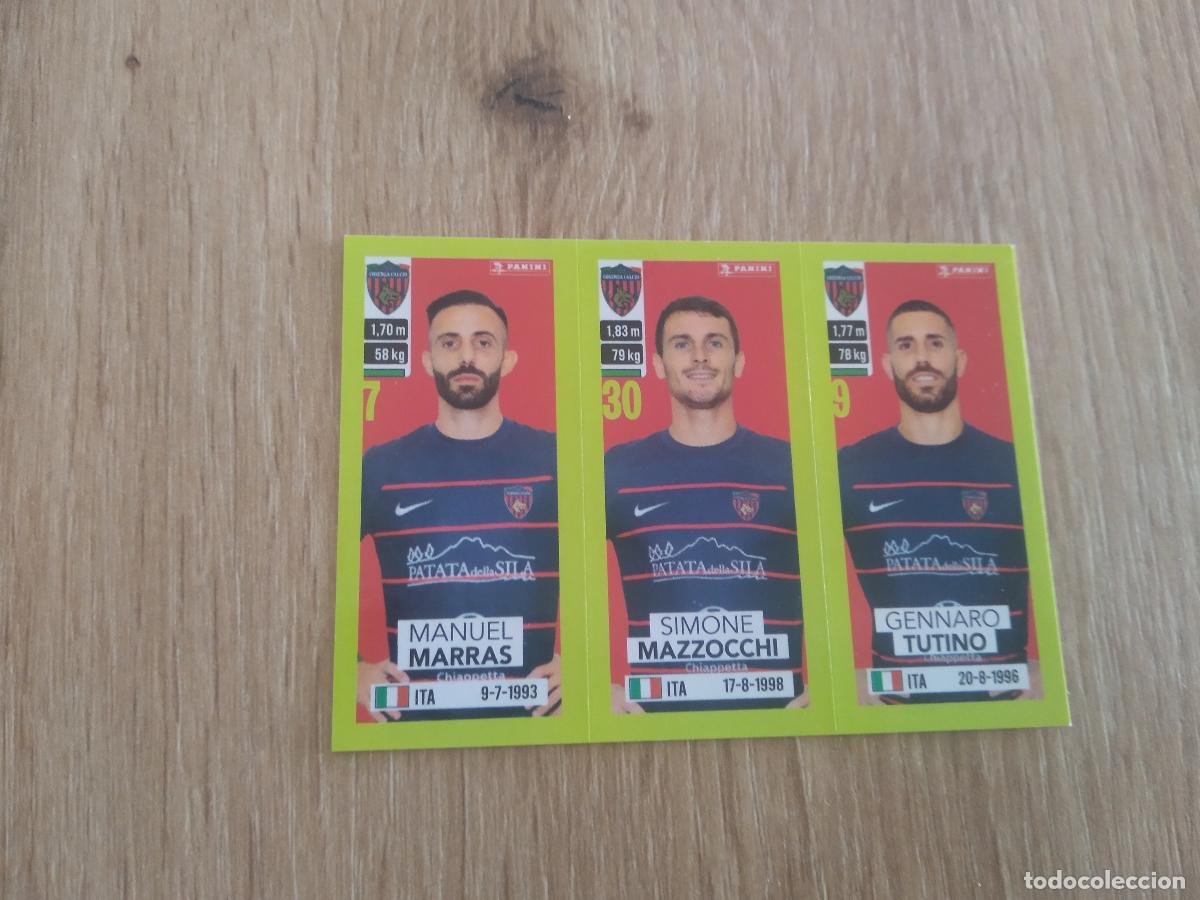 Cromos de f&uacute;tbol: 561 MARRAS MAZZOCCHI TUTINO COSENZA COMO CROMO FUTBOL PANINI LIGA ITALIA 23-24 CALCIATORI 2023-2024
