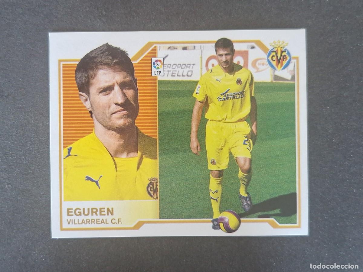 Cromos de f&uacute;tbol: L7 EGUREN VILLARREAL C. F. MERCADO INVIERNO LIGA ESTE 2007 2008 07 08 NUNCA PEGADO SIN PEGAR