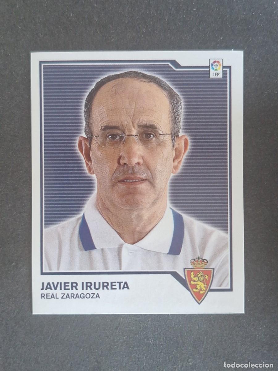 Cromos de f&uacute;tbol: L7 JAVIER IRURETA ENTRENADOR REAL ZARAGOZA MERCADO INVIERNO LIGA ESTE 07 08 NUNCA PEGADO SIN PEGAR