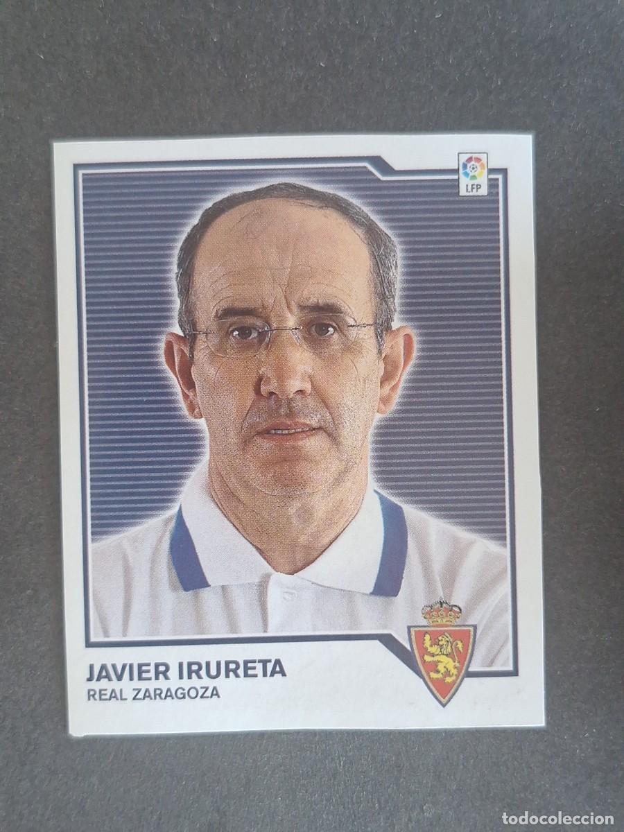 Cromos de f&uacute;tbol: L7 JAVIER IRURETA ENTRENADOR REAL ZARAGOZA MERCADO INVIERNO LIGA ESTE 07 08 NUNCA PEGADO SIN PEGAR