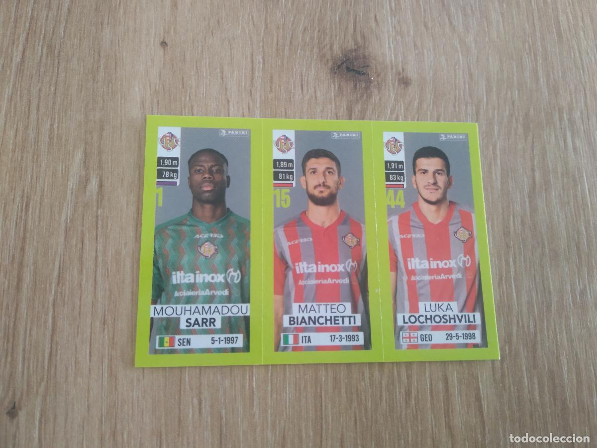 Cromos de f&uacute;tbol: 563 SARR BIANCHETTI LOCHOSHVILI CROMO FUTBOL PANINI LIGA ITALIA 23-24 CALCIATORI 2023-2024
