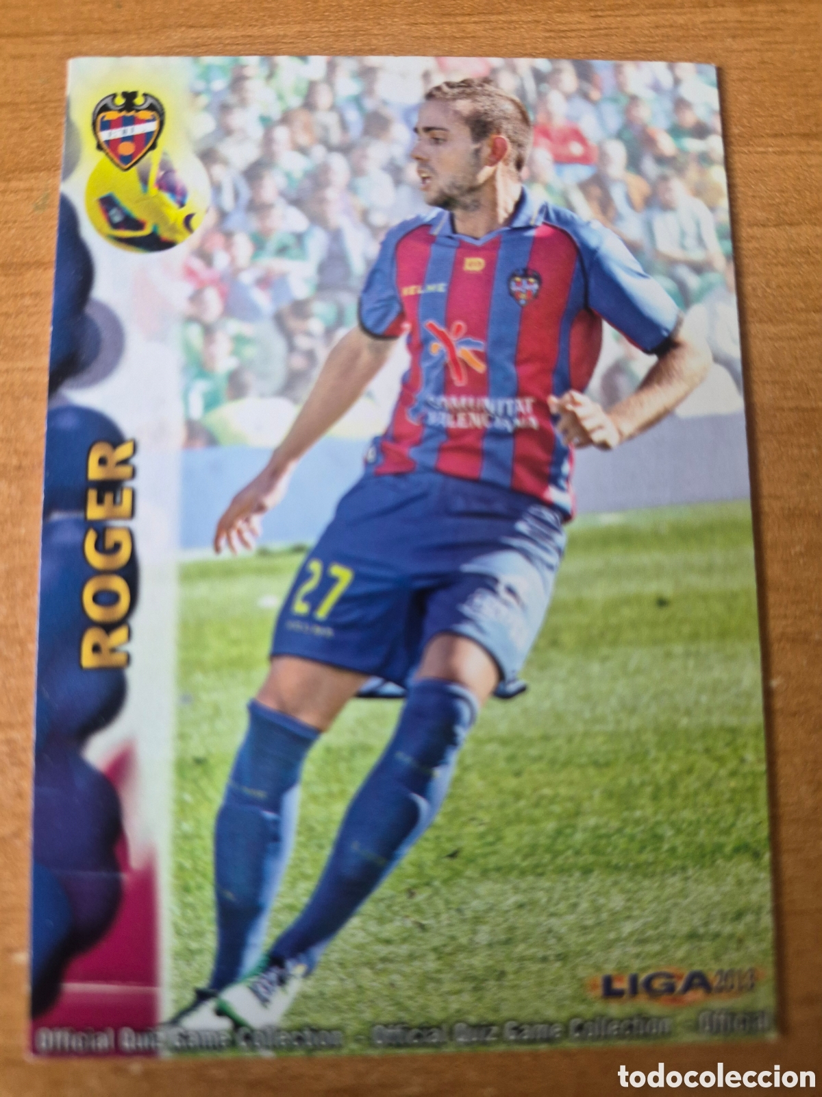 Cromos de f&uacute;tbol: 1260 ROGER LEVANTE MUNDICROMO 2012 2013