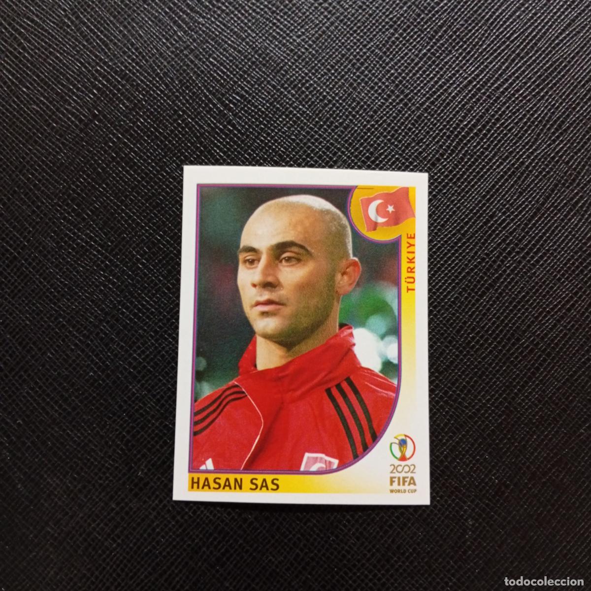 Cromos de f&uacute;tbol: 202 HASAN SAS TURQUIA PANINI 2002 MUNDIAL KOREA FUTBOL 02 CROMO - SIN PEGAR - A156 PG478