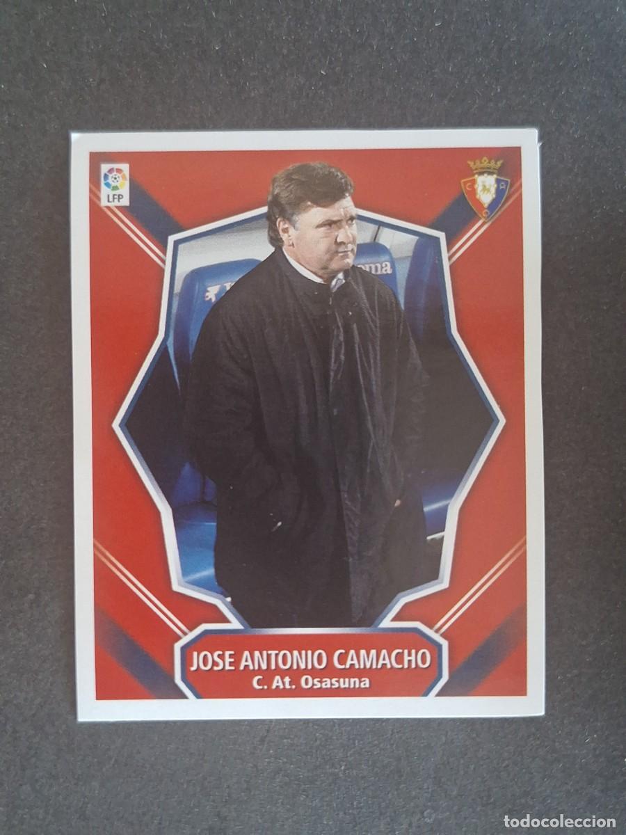 Cromos de f&uacute;tbol: L7 CAMACHO ENTRENADOR C. A. OSASUNA MERCADO INVIERNO LIGA ESTE 07 08 NUNCA PEGADO SIN PEGAR