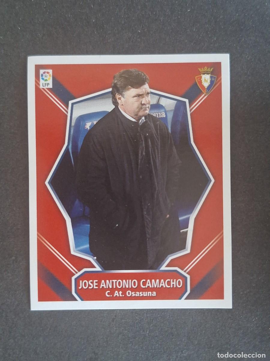 Cromos de f&uacute;tbol: L7 CAMACHO ENTRENADOR C. A. OSASUNA MERCADO INVIERNO LIGA ESTE 07 08 NUNCA PEGADO SIN PEGAR