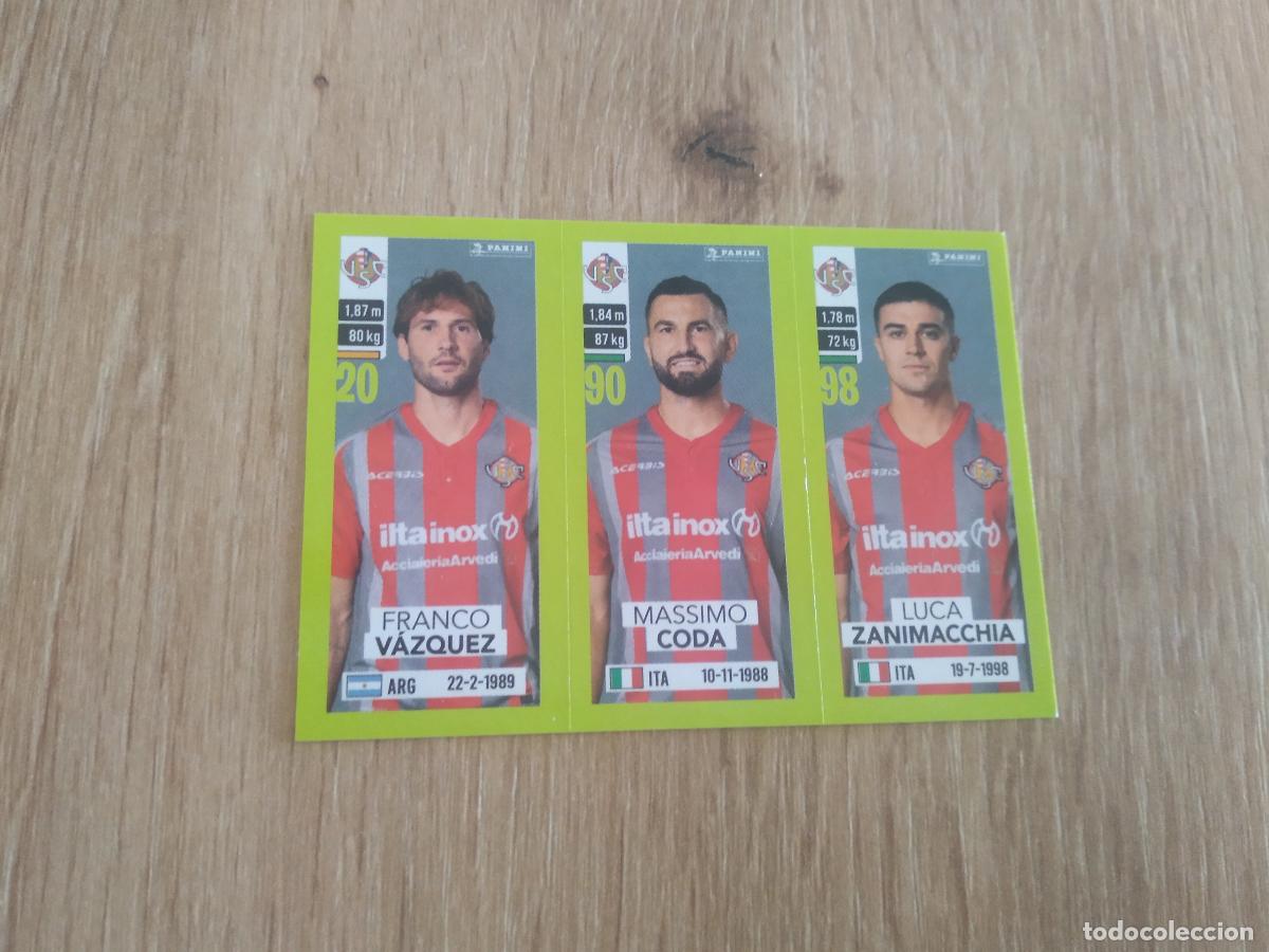 Cromos de f&uacute;tbol: 567 VAZQUEZ CODA ZANIMACCHIA CROMO FUTBOL PANINI LIGA ITALIA 23-24 CALCIATORI 2023-2024
