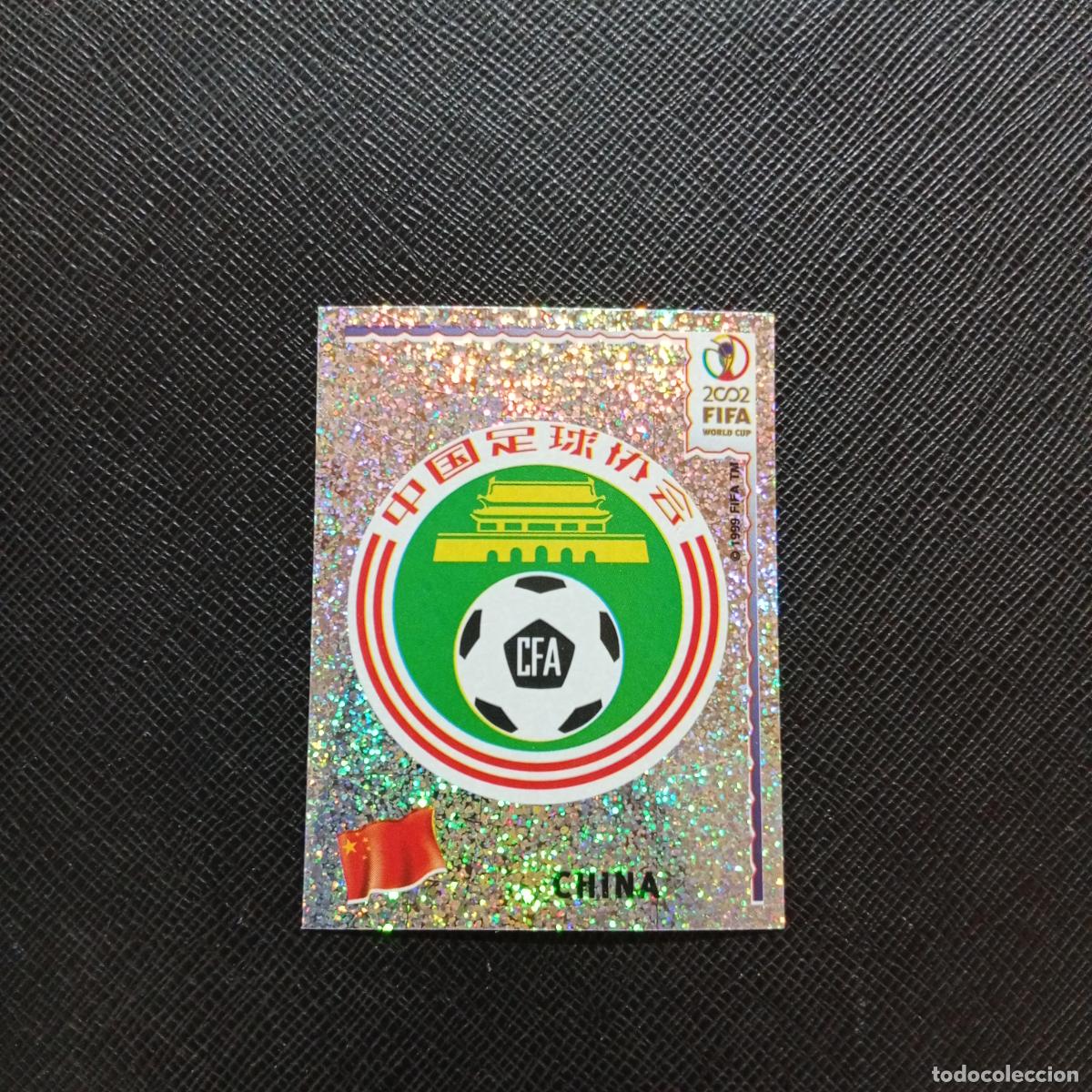 Cromos de f&uacute;tbol: 206 ESCUDO CHINA PANINI 2002 MUNDIAL KOREA FUTBOL 02 CROMO - SIN PEGAR - A156 PG478