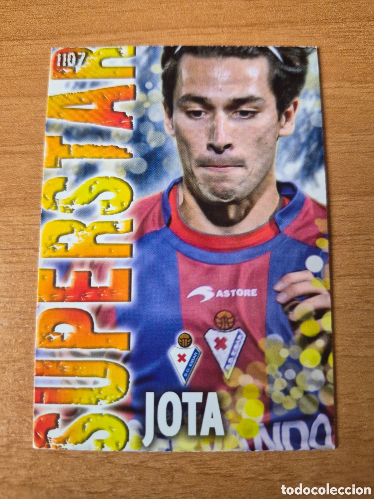 Cromos de f&uacute;tbol: 1107 JOTA EIBAR SUPERSTAR MATE MUNDICROMO 2013 2014