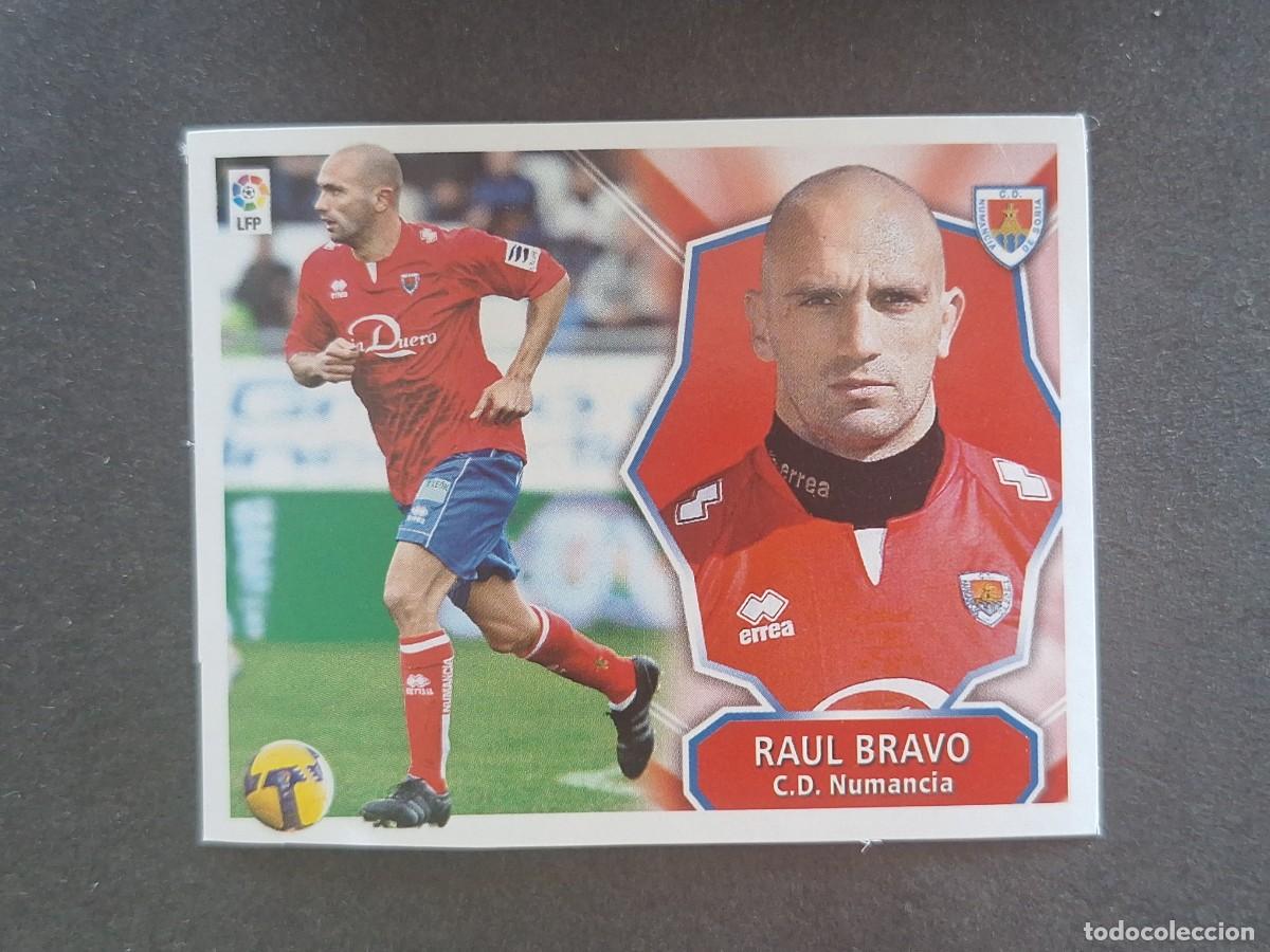 Cromos de f&uacute;tbol: L7 RAUL BRAVO C. D. NUMANCIA MERCADO INVIERNO LIGA ESTE 2007 2008 07 08 NUNCA PEGADO SIN PEGAR
