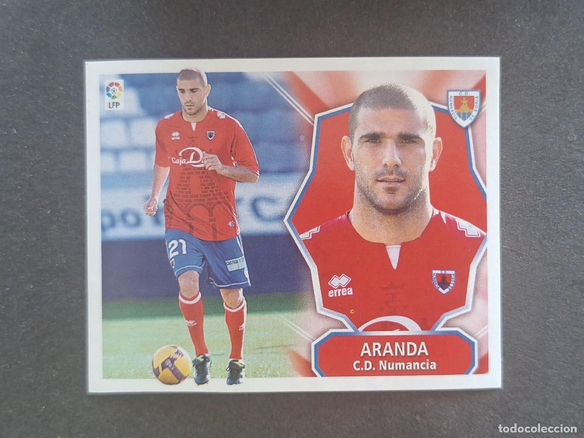 Cromos de f&uacute;tbol: L7 ARANDA C. D. NUMANCIA MERCADO INVIERNO LIGA ESTE 2007 2008 07 08 NUNCA PEGADO SIN PEGAR