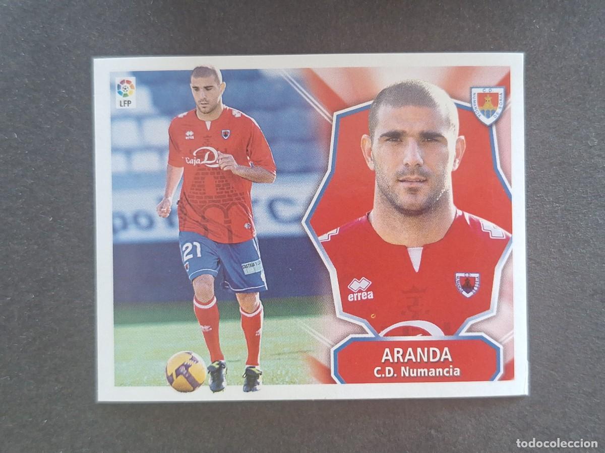 Cromos de f&uacute;tbol: L7 ARANDA C. D. NUMANCIA MERCADO INVIERNO LIGA ESTE 2007 2008 07 08 NUNCA PEGADO SIN PEGAR