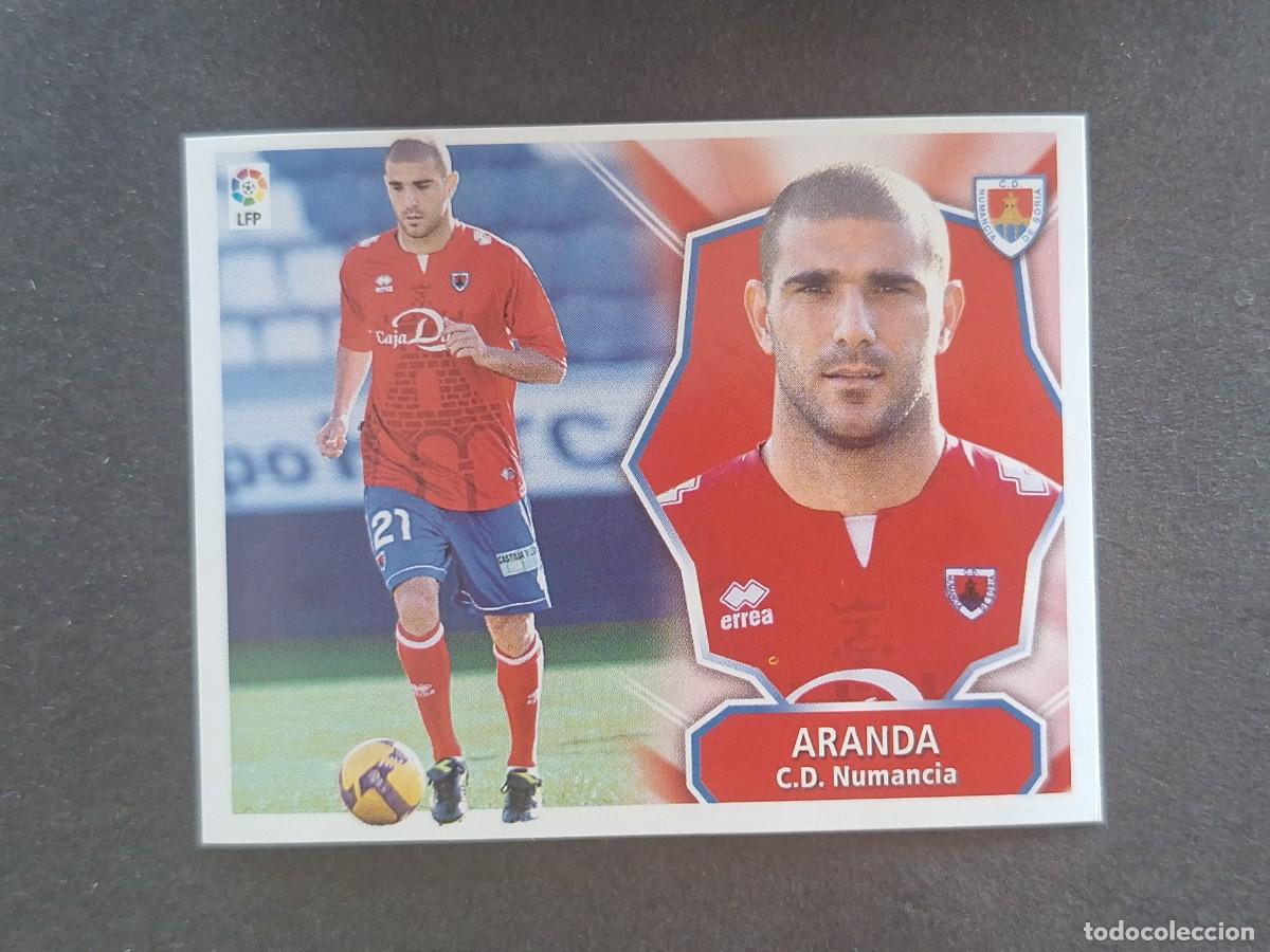 Cromos de f&uacute;tbol: L7 ARANDA C. D. NUMANCIA MERCADO INVIERNO LIGA ESTE 2007 2008 07 08 NUNCA PEGADO SIN PEGAR