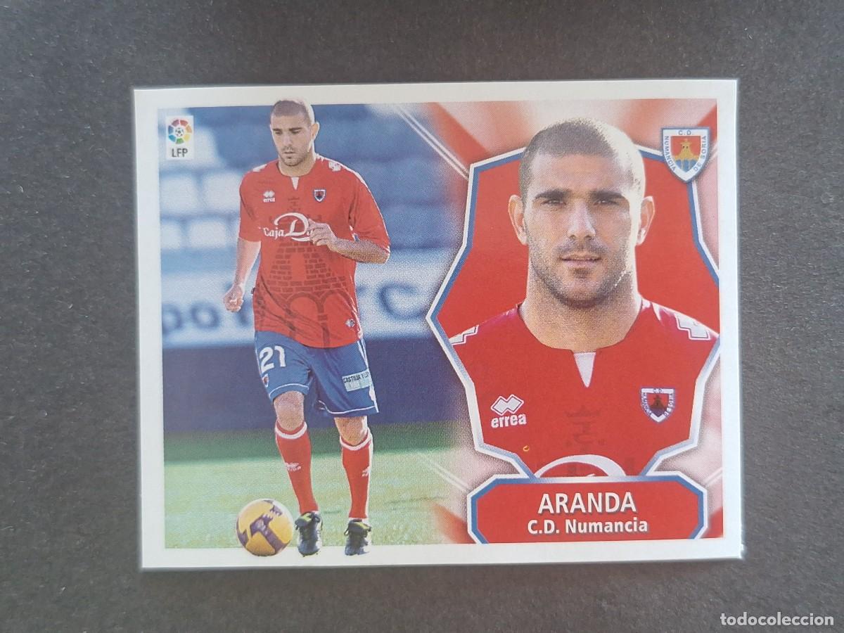 Cromos de f&uacute;tbol: L7 ARANDA C. D. NUMANCIA MERCADO INVIERNO LIGA ESTE 2007 2008 07 08 NUNCA PEGADO SIN PEGAR